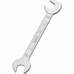 CLÉ PLATE À FOURCHES À DOUBLE TÊTE ÉGALE POUR MICROMÉCANIQUE - 13 MM SAM OUTILLAGE