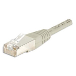 CORDON RJ45 CATEGORIE 5E F/UTP GRIS - 10 M