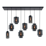 HIGHLIGHT FANTASY SUSPENSION À HUIT LAMPES NOIR