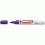 MARQUEUR PEINTURE ENCRE PERMANENTE LAQUÉE VIOLET POUR TOUTES SURFACES, POINTE MOYENNE - LOT DE 4