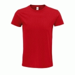 TEE-SHIRT PERSONNALISABLE COTON ORGANIQUE BIO JERSEY 140 ROUGE