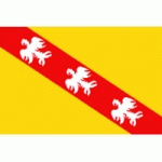 DRAPEAU LORRAINE : DIMENSIONS - 60 X 90 CM