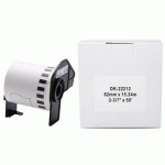 RILLSTAB ETIQUETTES EN CONTINU PAPIER, 54 MM X 30,48 M - LOT DE 3