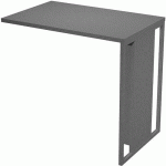 EXTENSION BUREAU RAZOR - 80CM- PIEDS ANTHRACITE - ANTHRACITE - ARTARREDI