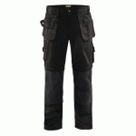 PANTALON DE TRAVAIL ARTISAN BAS AMOVIBLES NOIR TAILLE 40 - BLAKLADER