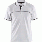 POLO BICOLORE BLANC/GRIS FONCÉ TAILLE XL - BLAKLADER