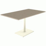 TABLE MENORCA 140X90 T6 ÉP. 24MM STRAT ABS CHÊNE B./1013 - MOBIDECOR