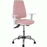 CHAISE ELCHE S BLANCA ACCOUDOIRS RÉGLABLES - ROSE - PIQUERAS Y CRESPO
