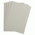 LOT DE 5 - ETIVAL COLOR PAQUET 5F A4 160G - GRIS CIEL