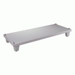 SOCLE 4 PIEDS POUR VESTIAIRE MONOBLOC GRIS - LARGEUR 80 CM