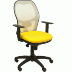 CHAISE JORQUERA ACCOUDOIRS RÉGLABLES BLANC/JAUNE - PIQUERAS Y CRESPO