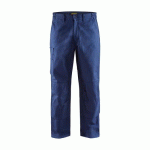 PANTALON DE TRAVAIL INDUSTRIE POCHES GENOUILLÈRES MARINE D128 - BLAKLADER