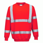 PORTWEST B303 SWEATSHIRT HAUTE VISIBILITÉ ROUGE - TAILLE XXXL