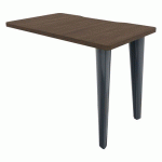 RETOUR EVIDENCE 100 X 60 CM NOYER PIED ANTHRACITE - VINCO