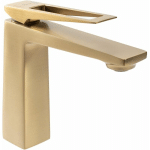 REA - ROBINET DE LAVABO PARKER BRUSH GOLD LOW - OR