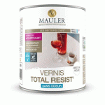 VERNIS TOTAL RÉSIST' - 1 LITRE - INCOLORE MAT MAULER
