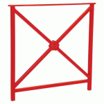 BARRIÈRE HÉRITAGE ROSACE 80 CM - ROUGE 3020 - PROCITY