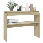 LES TENDANCES - CONSOLE CHÊNE SONOMA 102X30X80 CM