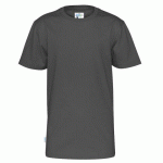 COTTOVER T-SHIRT MANCHES COURTES COL ROND ENFANT - CERTIFIÉ GOTS ANTHRACITE - TAILLE 6 ANS