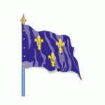 DRAPEAU DE PROVINCE HISTORIQUE ILE DE FRANCE