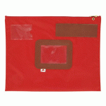 LOT DE 2 - SACOCHE COURRIER ALBA 30 X 42 CM ROUGE
