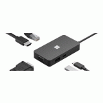 MICROSOFT USB-C TRAVEL HUB - STATION D'ACCUEIL - USB-C - VGA, HDMI - GIGE