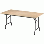 TABLES PLIANTES PRIMERA 160 X 80 CM HÊTRE PIÈTEMENT NOIR
