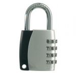 ABUS CADENAS À COMBINAISON 4 CHIFFRES TAILLE 40 MM ET ANSE DE 6.5 MM