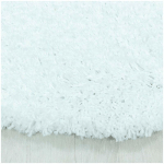 ALLOTAPIS - TAPIS SHAGGY UNI ROND GADOL BLANC Ø 200 - BLANC