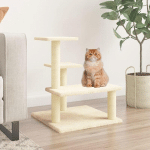 ARBRE � CHAT AVEC GRIFFOIRS EN SISAL CR�ME 61 CM - VIDAXL