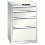 ARMOIRE BLANC GRIS 564X572X850 AVEC 4 TIR. 75KG _ 79.380.180 - LISTA