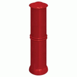 BORNE AGORA Ø 16 CM - ZINC ROUGE FONCÉ 3004 - PROCITY