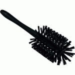 BROSSE CYLINDRIQUE AVEC MANCHE MOULÉ Ø90 MM NOIR - VIKAN