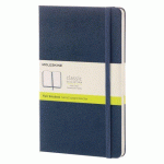 CARNET MOLESKINE RIGIDE 13 X 21 CM IVOIRE UNI 240 PAGES - BLEU NUIT