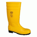 LOT DE 2 - PORTWEST FW95 BOTTES DE SÉCURITÉ WELLINGTON S5 JAUNE - TAILLE 39
