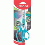 LOT DE 5 - CISEAUX DROITIERS BOUTS POINTUS MAPED ZENOA SENSITIV FIT 15 CM