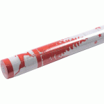 NAPPE JETABLE PAPIER DAMASSÉ - ROULEAU 25 M NOEL ROUGE - COGIR