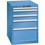 ARMOIRE BLEU CAP. 564X725X850 AVEC 5 TIR. 75KG _ 78.527.040 - LISTA