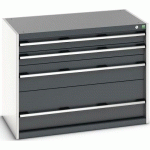 BOTT 1 ARMOIRE À TIROIRS SL-1068-4.2 AVEC 4 TIROIRS POUR CHARGE LOURDE - BOTT