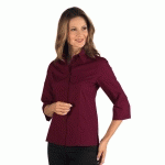 CHEMISE FEMME KYOTO MANCHES 3/4 BORDEAUX