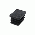 EMBOUT INTERIEUR RECTANGULAIRE PLASTIQUE 40X27MM NOIR - FORTAPS - 19-40X27