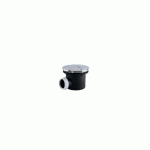 BONDE RECEVEUR D60MM + CHAMPIGNON D90MM EN MÉTAL SORTIE HORIZONTALE - GARIS - P01-BD60CL