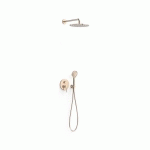 KIT DE DOUCHE ENCASTRÉ RAPID-BOX OR ROSE - TRES 26228040OP