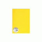 LOT DE 10 - PAQUET DE 5 FEUILLES POLLEN 210X297MM 120G/M2 - JAUNE SOLEIL