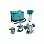 MAKITA - RT0700CX2 110V ROUTER / TRIMMER WITH EXTRA BASES