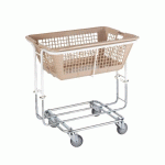 PORTE CORBEILLE À LINGE À HAUTEUR VARIABLE - MANUTAN COLLECTIVITÉS