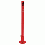 POTELET CIGARETTE FOURREAU PLATINE - GALVA ROUGE 3020 - PROCITY