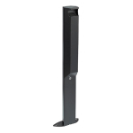 ROSSIGNOL CENDRIER 3L /PIED ARKEA AVEC SERRURE - GRIS MANGANESE