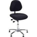 SIÈGE AKTIV - TISSU - MEDIUM - PATIN - NOIR - GLOBAL PROFESSIONAL SEATING