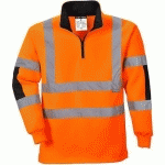 SWEATSHIRT HAUTE VISIBILITÉ RUGBY XENON B308 ORANGE XS - PORTWEST
